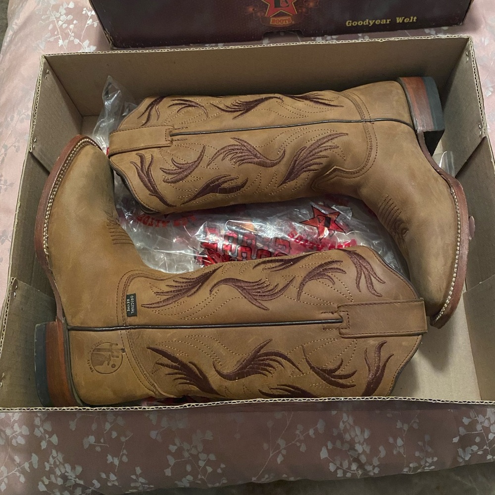 Brown Western Cowboy Boots